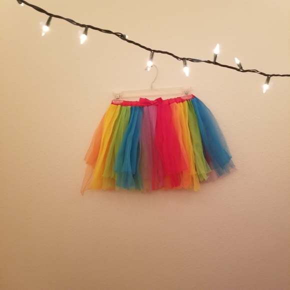 Rainbow tulle skirt - Picture 3 of 7